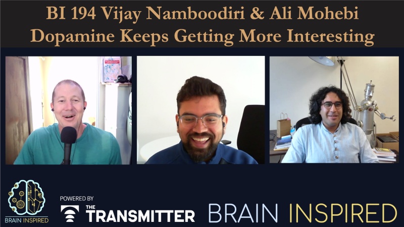 BI 194 Vijay Namboodiri & Ali Mohebi: Dopamine Keeps Getting More Interesting